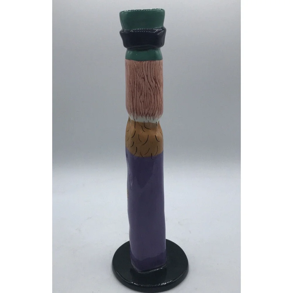 Susan Paley Ganz Candlestick Vase Gina‎ Green Boots Bella Casa Ceramic Lady